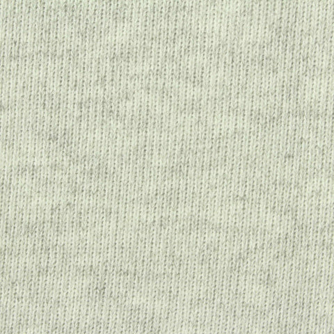 Light Grey Marl Rib Knit, Polyester, 250 gsm, 160 cm