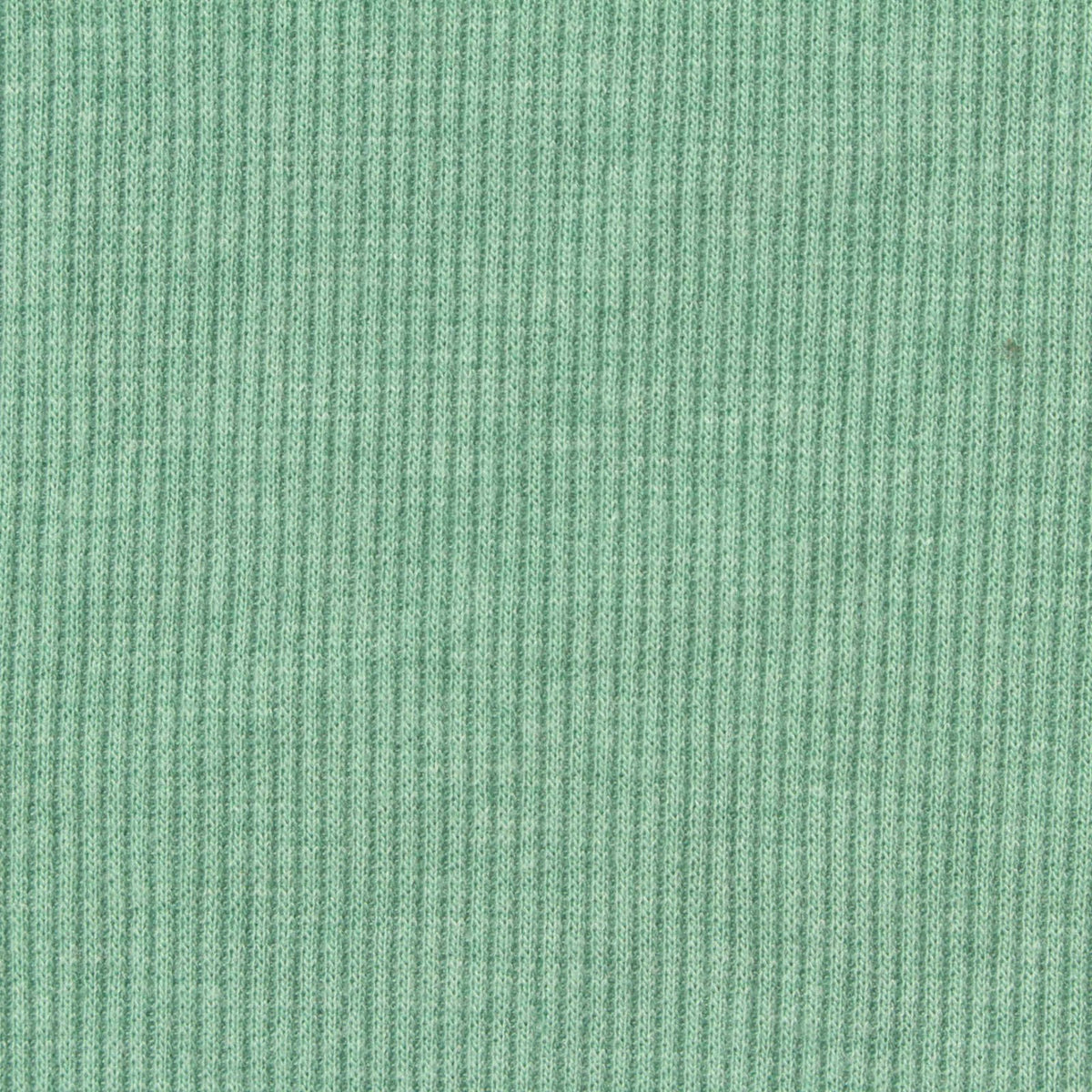 Light Green Marl Rib Knit, Poly-Viscose, 270 gsm