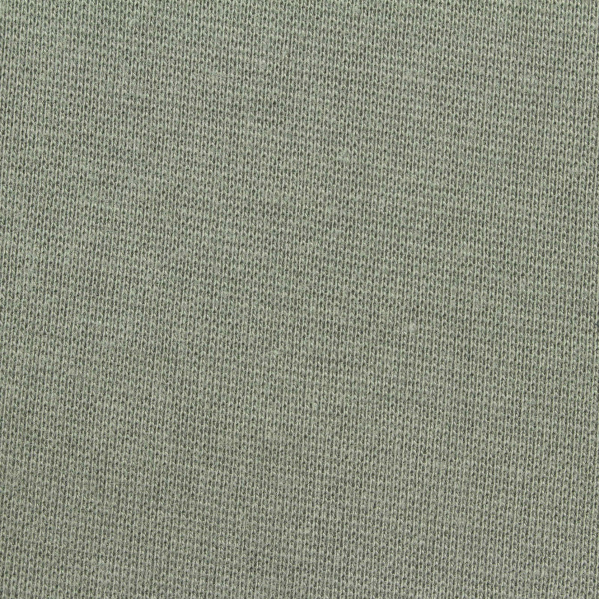 Muted Green Marl Rib Knit, Poly-Cotton
