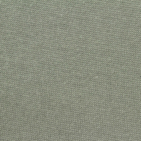 Muted Green Marl Rib Knit, Poly-Cotton