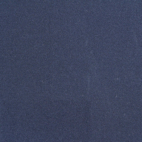 Viscose Nylon Stretch Ponte Knit Fabric, 335 gsm, 155 cm — Navy