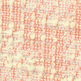 Cream Textured Bouclé, Poly-Cotton — texture