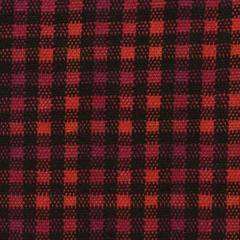 Black Fine-Check Jersey Knit, Polyester