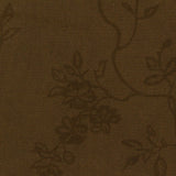 Brown Floral Jacquard, Polyester