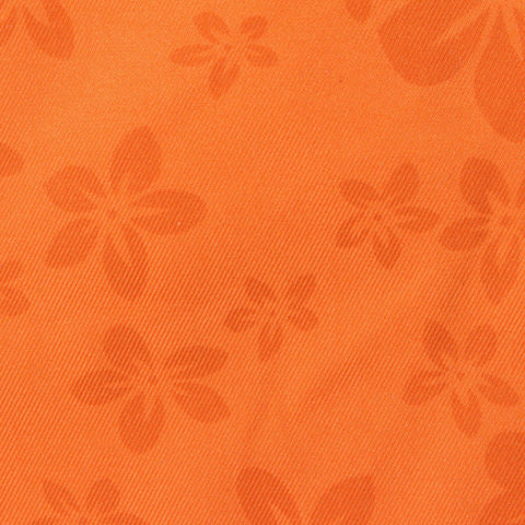 Orange Floral Jacquard, Polyester, 160 gsm, ref EF-250866