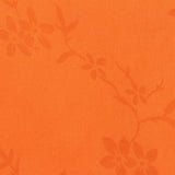 Orange Floral Jacquard, Polyester