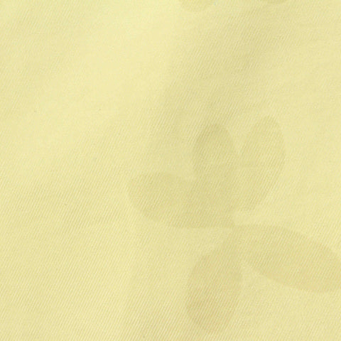 Yellow Tone-on-Tone Floral Jacquard, Polyester