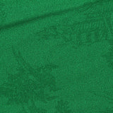 Polyester Stretch Linen-Look Fabric, 290 gsm — Green