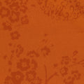 Orange Tone-on-Tone Floral Jacquard, Polyester