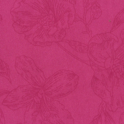 Pink Floral Jacquard, Polyester, 62 gsm