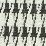 Black Houndstooth Jacquard, Polyester — texture