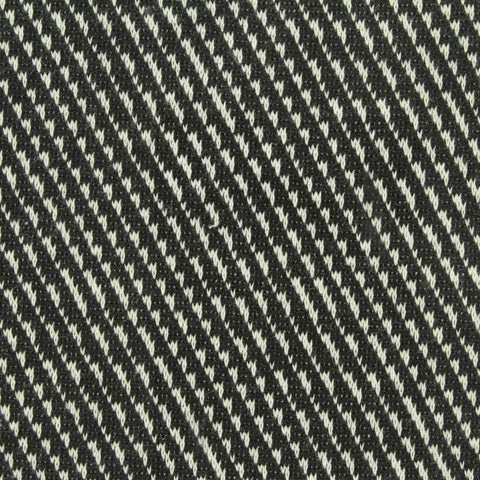 Black Houndstooth Jacquard, Poly-Cotton, 190 gsm