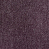 Dark Purple Marl Rib Knit, Cotton-Poly