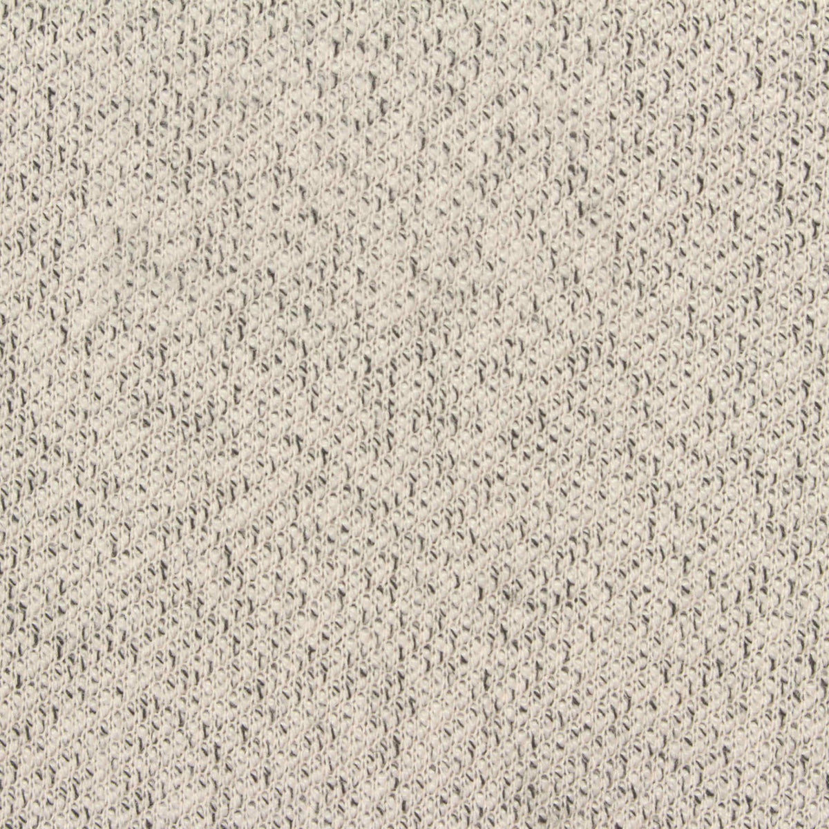 Dark Grey Heathered-Marl Chunky Knit, Polyester, 320 gsm