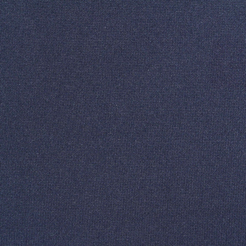Polyester Viscose Stretch Scuba Knit Fabric, 240 gsm, 156 cm — Navy