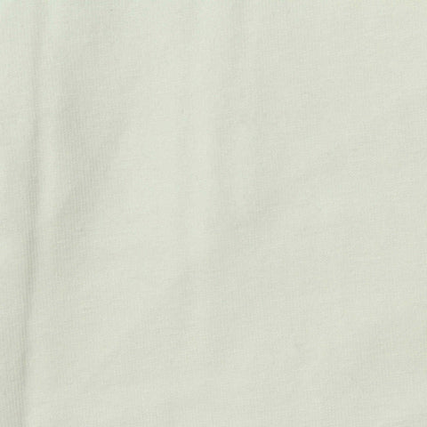 Cotton Stretch Jersey Knit Fabric, 200 gsm, 158 cm — White