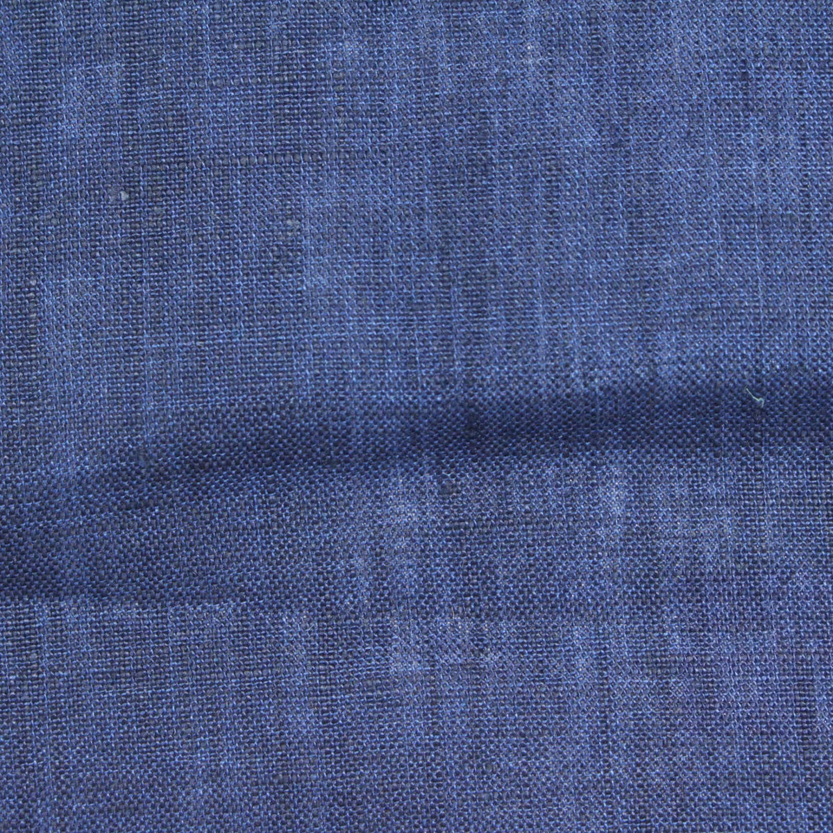 Dark Blue Heathered-Marl Woven, Linen