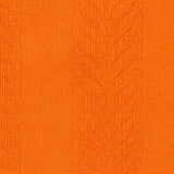 Orange Tone-on-Tone Herringbone Jacquard, Poly-Viscose