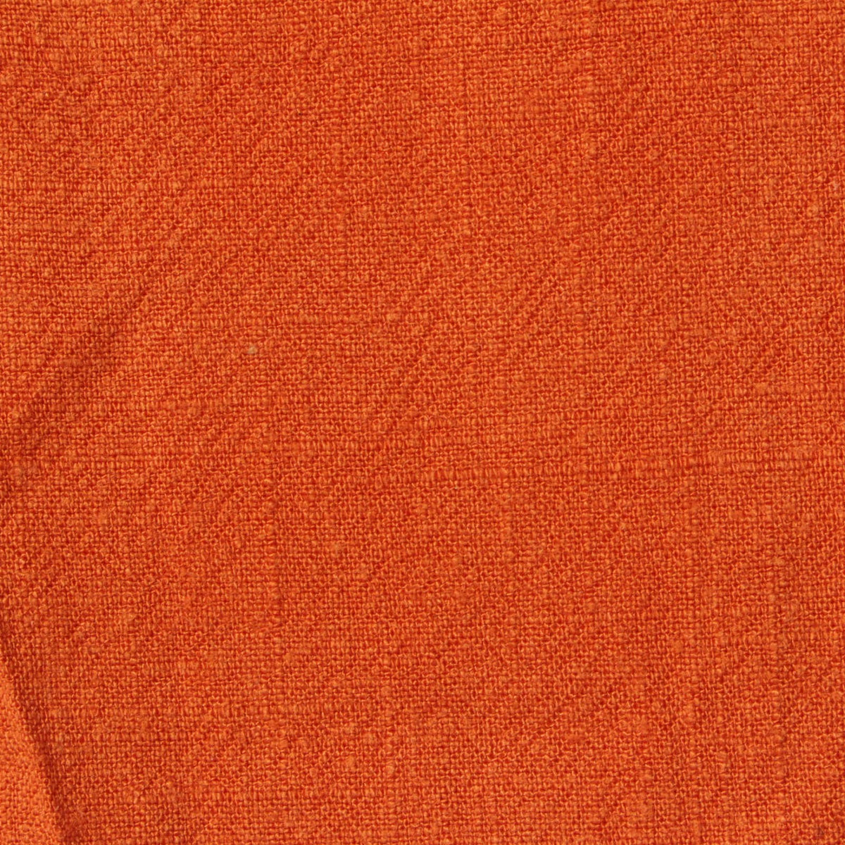 Washed Viscose Linen Woven Fabric, 220 gsm — Orange