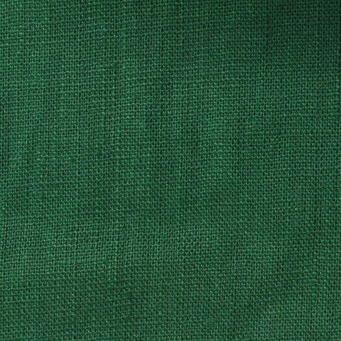 100% Linen Woven Fabric, 250 gsm — Green