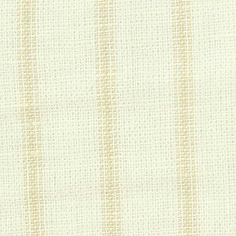 Cream Stripes Woven, Cotton-Linen, 120 gsm