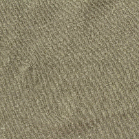 Olive Marl Jersey Knit, Cotton-Linen