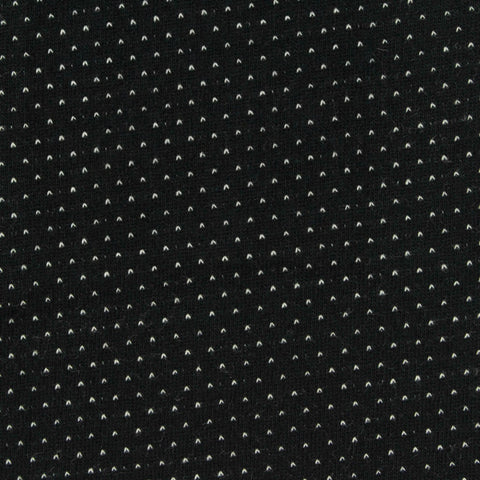 White Dots Jersey Knit, Cotton, 150 gsm