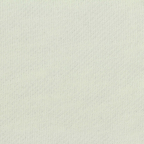 Slub Cotton Polyester French Terry Fabric, 270 gsm, 180 cm — White