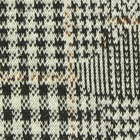 Black Plaid Jacquard, Poly-Cotton, 300 gsm, 150 cm, ref EF-251988