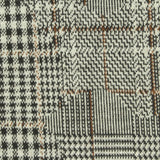 Black Plaid Jacquard, Poly-Cotton