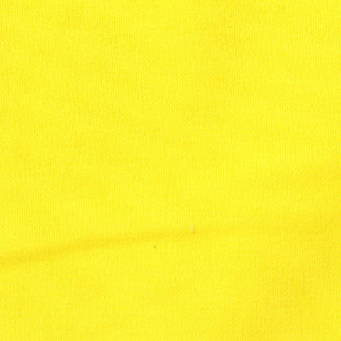 Cotton Stretch Interlock Knit Fabric, 290 gsm, 155 cm — Yellow