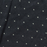 Jacquard Polyester Cotton Knit Fabric, 215 gsm, 170 cm — Navy