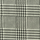 Black Plaid Ponte Knit, Poly-Viscose