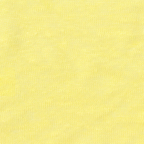 100% Linen Jersey Knit Fabric, 160 gsm, 165 cm — Yellow