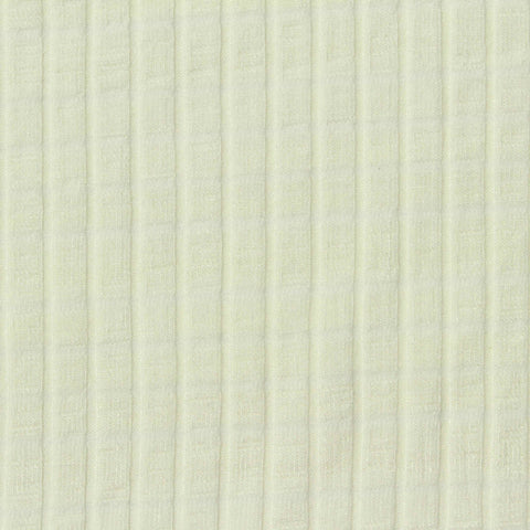 Viscose Stretch Rib Knit Fabric, 280 gsm, 130 cm — White