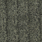 Dark Grey Marl Rib Knit, Poly-Viscose — texture