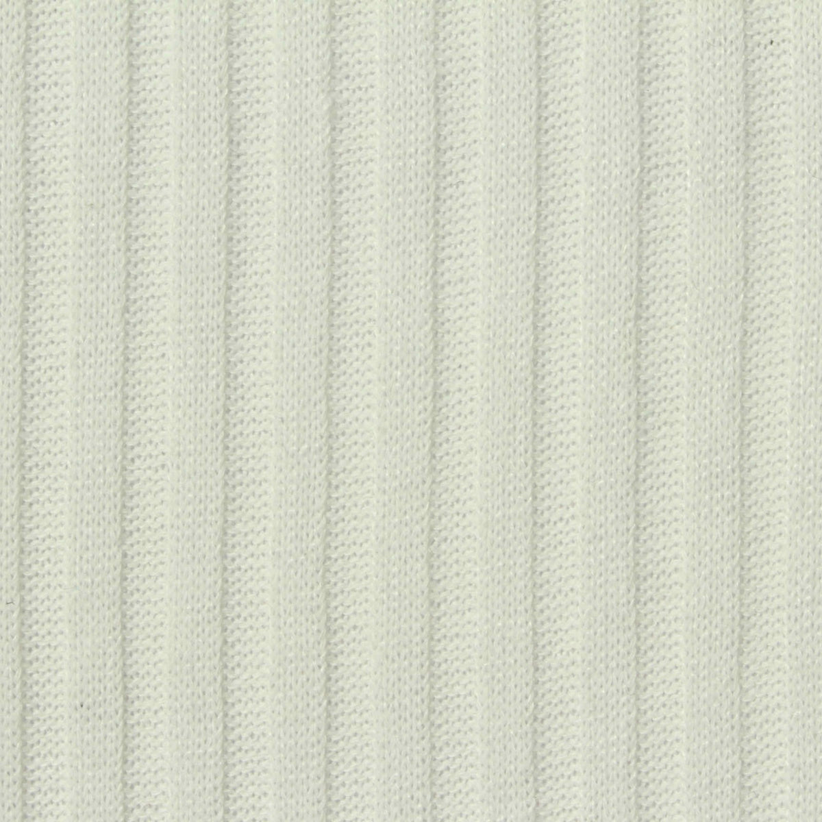 Viscose Stretch Rib Knit Fabric, 190 gsm, 130 cm — White