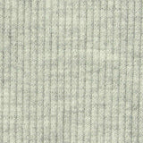 Polyester Cotton Stretch Rib Knit Fabric, 380 gsm, 150 cm — Grey — texture