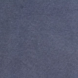 Blue-Grey Heather Interlock Knit, Cotton-Poly