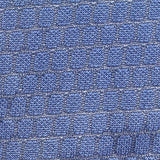 Blue Small-Square Jacquard, Polyester — texture