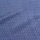 Blue Small-Square Jacquard, Polyester
