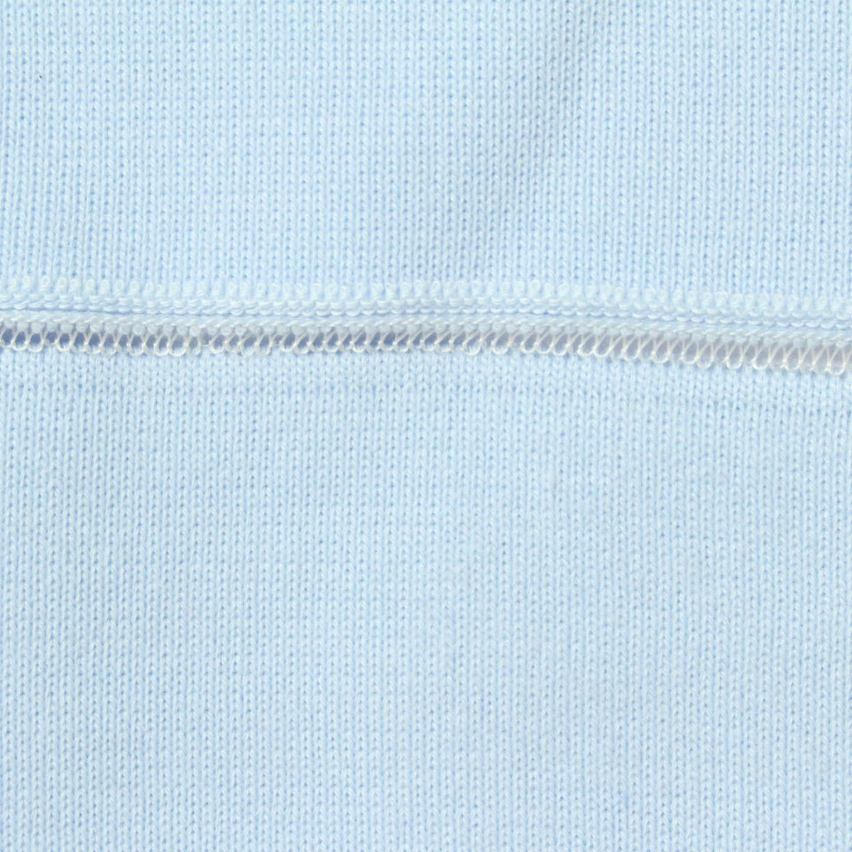 100% Polyester Rib Knit Fabric, 650 gsm, 120 cm — Blue