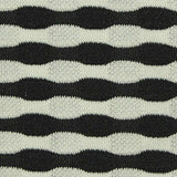 Black Bands Jersey Knit, Polyester — texture