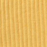 Rib Knit Fabric, 225 gsm, 115 cm — Yellow — texture