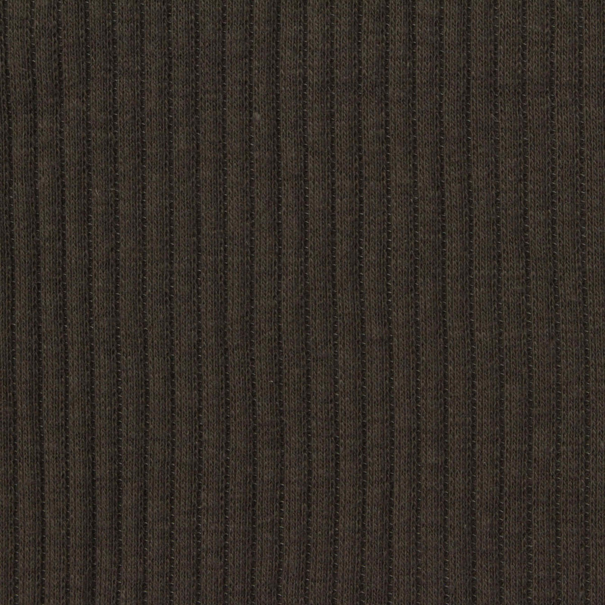 Rib Knit Fabric, 245 gsm, 110 cm — Brown