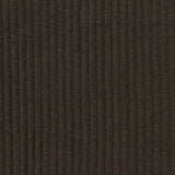 Rib Knit Fabric, 245 gsm, 110 cm — Brown