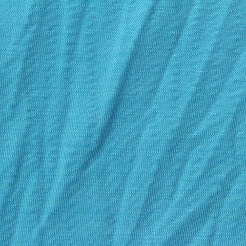 Polyester Tencel Lyocell Stretch Jersey Knit Fabric, 160 gsm, 180 cm — Blue