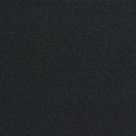 100% Polyester Jersey Knit Fabric, 225 gsm, 190 cm — Black
