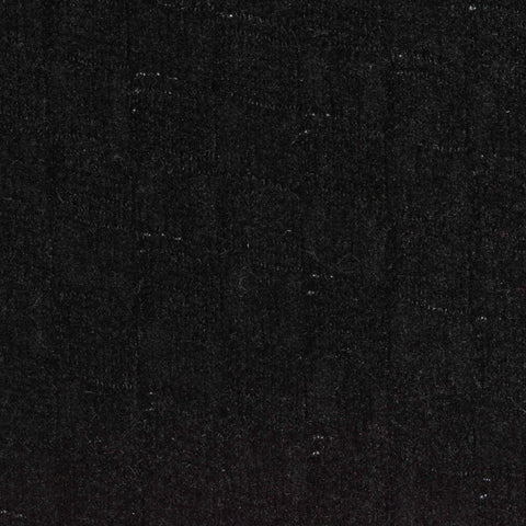 100% Polyester Knit Fabric, 410 gsm, 165 cm — Black