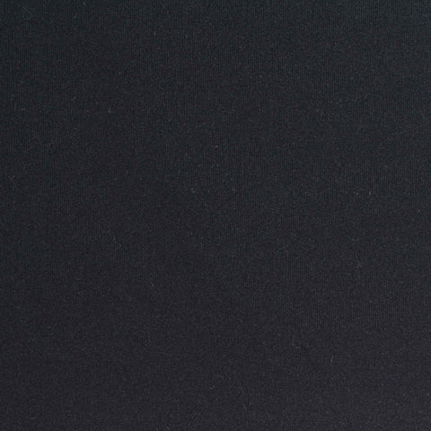 Nylon Stretch Jersey Knit Fabric, 125 gsm, 160 cm — Black